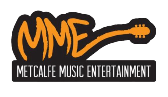 logo for metcalfe music entertainment